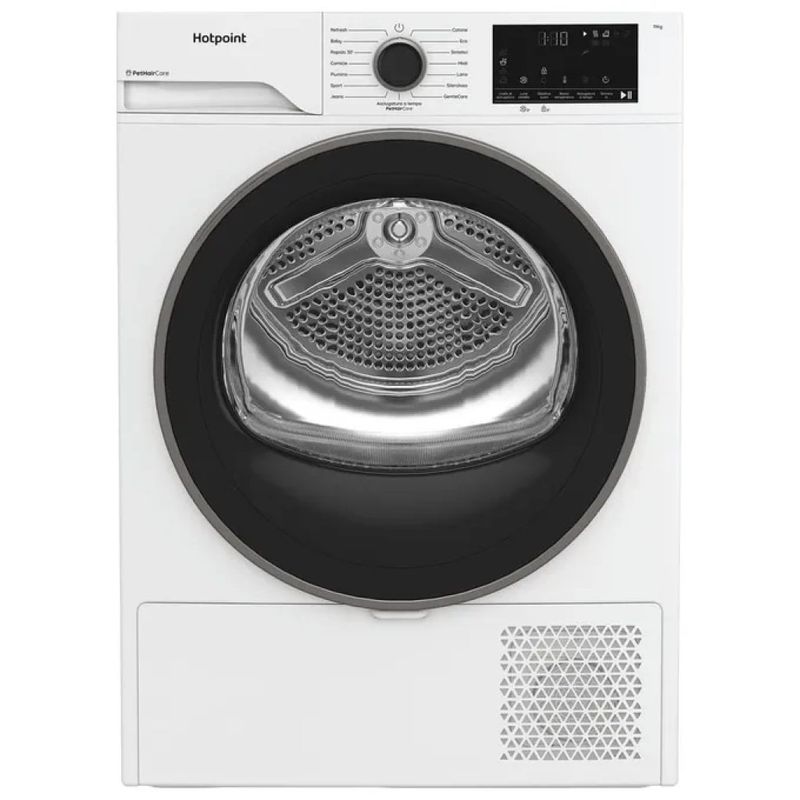 Hotpoint HPT 113D BS IT Asciugatrice Pompa di Calore 11 Kg Classe D PetHairCare EasyIron 64 dB (84,6x59