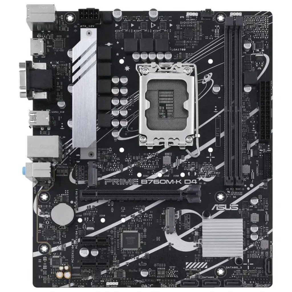 ASUS PRIME B760M-K D4 Scheda Madre Micro ATX