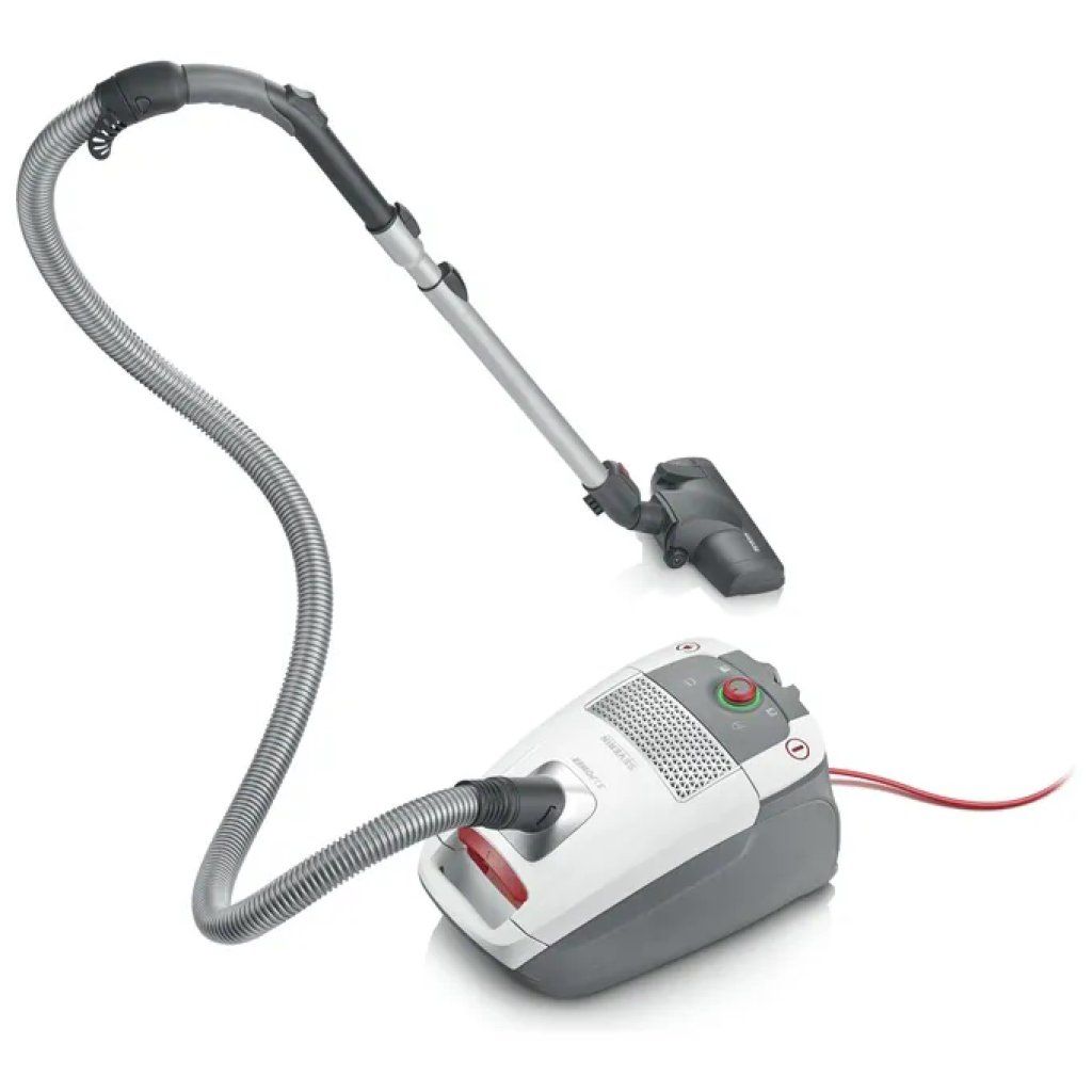 Severin BC 7047 Aspirapolvere con sacco 850 W, filtro HEPA 13, 4 L, bianco Severin BC 7047 Aspirapolvere con sacco 850 W, filtro HEPA 13, 4 L, bianco
