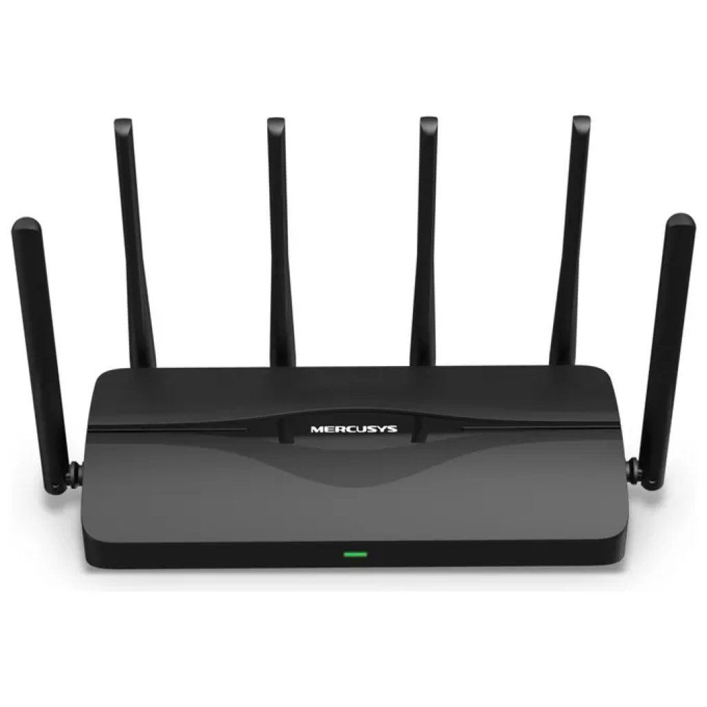 Mercusys MR47BE Router Wi-Fi 7 Tri-Band BE9300, 4 porte 2.5 GbE, Nero