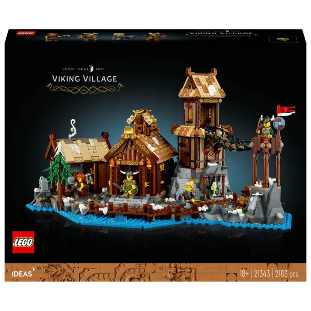 LEGO Ideas Villaggio Vichingo – Set da 2103 Pezzi