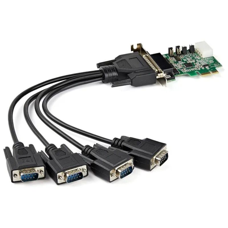 StarTech.com PEX4S953LP – Scheda PCIe RS232 a 4 porte StarTech.com PEX4S953LP – Scheda PCIe RS232 a 4 porte