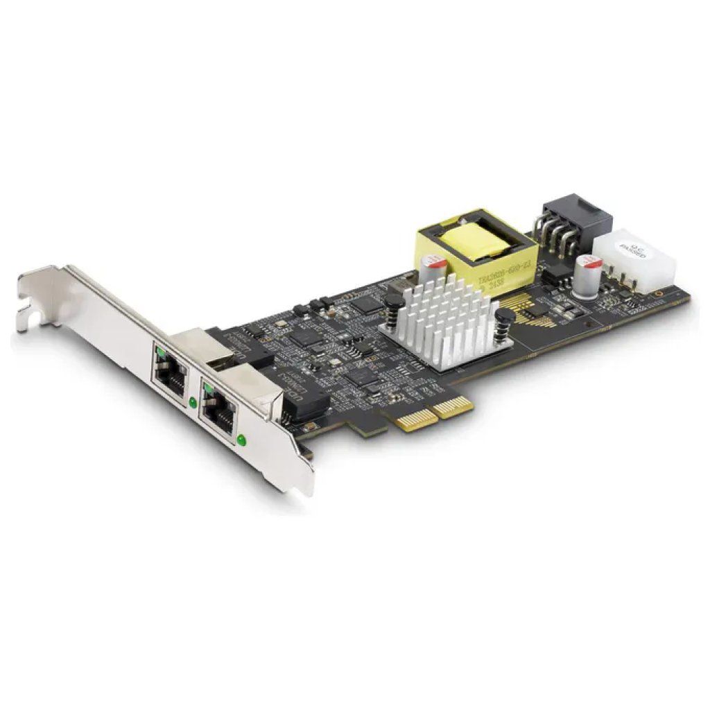 StarTech.com Scheda di rete PCIe PoE+ a 2 porte 2,5Gbps