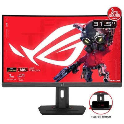 ASUS ROG Strix XG32WCS Monitor Gaming Curvo 31,5 ASUS ROG Strix XG32WCS Monitor Gaming Curvo 31,5" QHD 180Hz