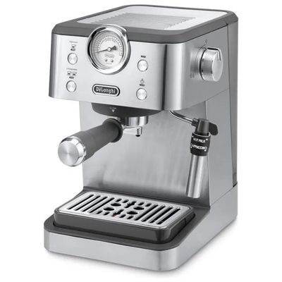 DELONGHI De’Longhi EM450.M Linea Classic – Macchina da caffè manuale 15 bar, 1,7 L, nero e acciaio inox DELONGHI De’Longhi EM450.M Linea Classic – Macchina da caffè manuale 15 bar, 1,7 L, nero e acciaio inox