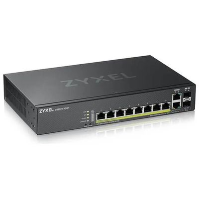 Zyxel GS2220-10HP Switch Layer 2+ Gigabit PoE, 10 porte, budget 180 W