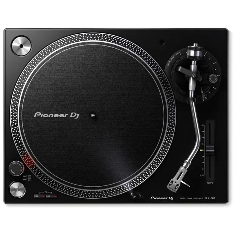 Pioneer DJ PLX-500-K Giradischi USB a Trazione Diretta Nero