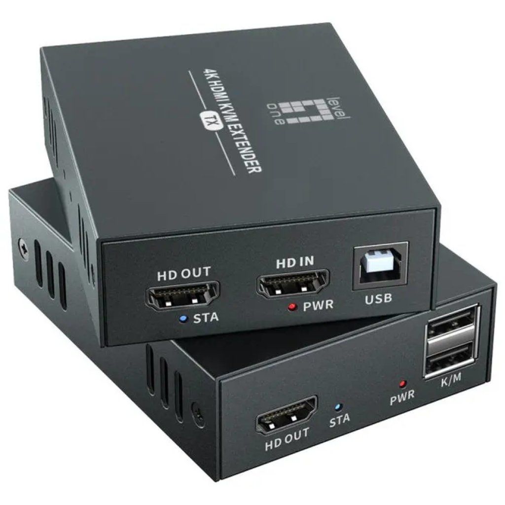 LEVEL ONE LevelOne HVE-8111 Extender HDMI 4K con KVM via Cat6