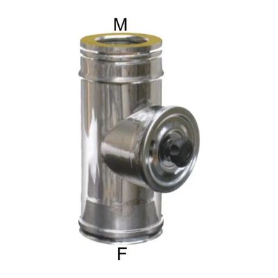 MARAL 63366 Tubo inox doppia parete con sportello d’ispezione MARAL 63366 Tubo inox doppia parete con sportello d’ispezione