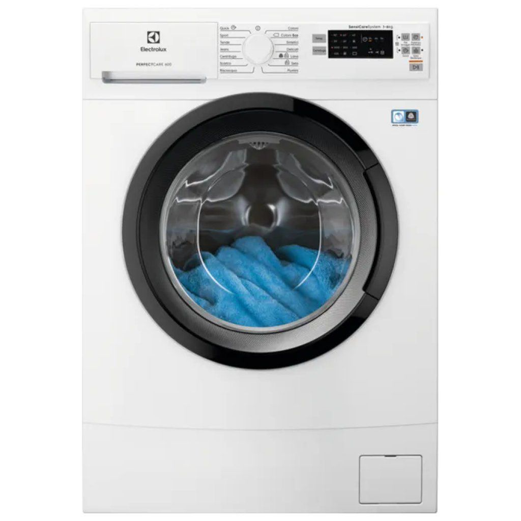 Electrolux PerfectCare 600 EW6T56A Lavatrice a Carica dall’Alto, 6 kg, 1200 giri/min, Classe A, Bianca