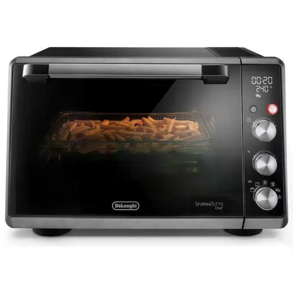 DELONGHI De’Longhi DO34326 Fornetto Elettrico con Friggitrice ad Aria, 34 L, 2000 W