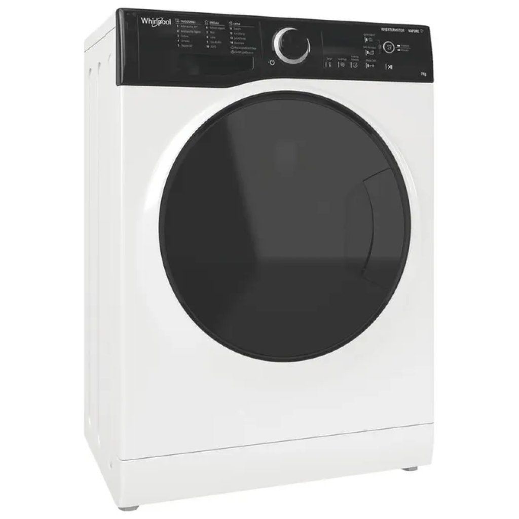 Whirlpool WSB726DIT Lavatrice 7 kg, 1200 giri/min, Classe A, Inverter e Vapore