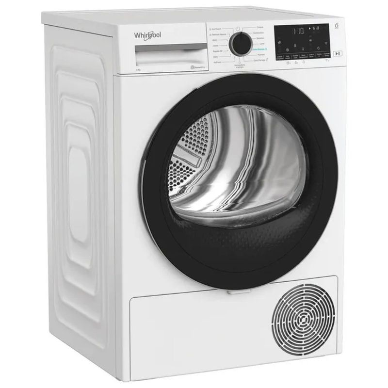 Whirlpool CWDR48MWBSIT Asciugatrice a Pompa di Calore 8 kg Wi-Fi