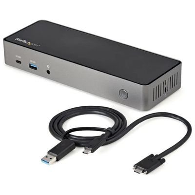 StarTech.com DK31C3HDPDUE Docking Station USB-C/USB-A Triplo Monitor 4K 60Hz