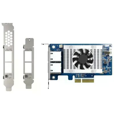 QNAP QXG-10G2T-X710 Scheda di rete PCIe 10GbE a 2 porte QNAP QXG-10G2T-X710 Scheda di rete PCIe 10GbE a 2 porte