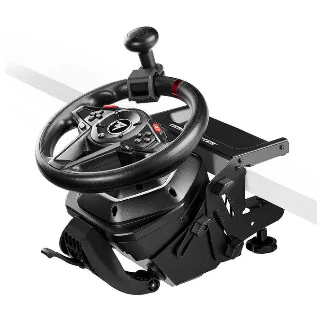Thrustmaster T128 SimTask Pack – Volante con Force Feedback, Pedaliera T2PM e Steering Kit per PS4, PS5 e PC