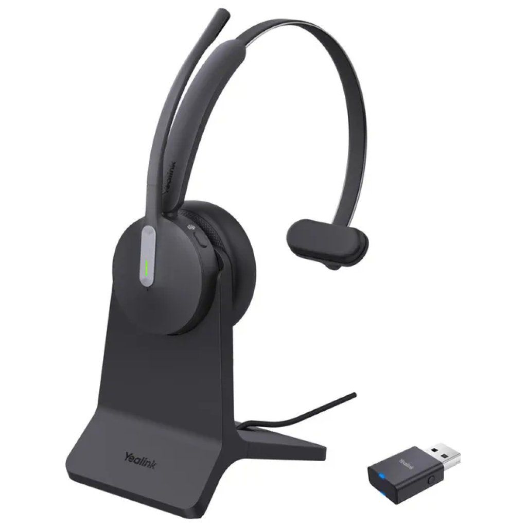 Yealink WH64 Hybrid Mono Auricolare Wireless con Base