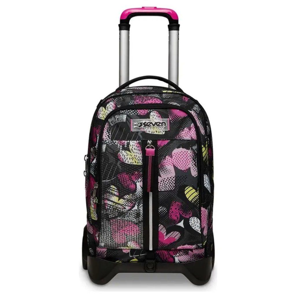 Seven Kiddie Crush Trolley Jack-2WD Zaino Scolastico 34 L Seven Kiddie Crush Trolley Jack-2WD Zaino Scolastico 34 L