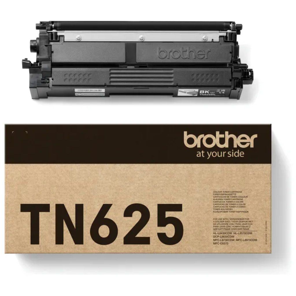 Brother TN-625BK Toner Originale Nero – 3000 Pagine Brother TN-625BK Toner Originale Nero – 3000 Pagine