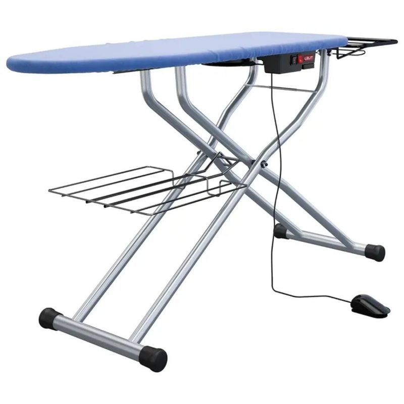 LELIT PA71N Carla – Asse da stiro riscaldata, aspirante e soffiante 124 × 40 cm, 650 W