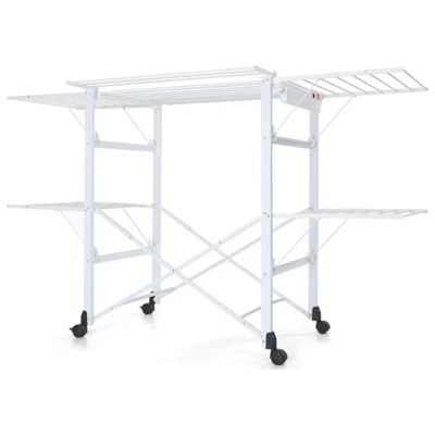 Foppapedretti Gulliver Alluminio – Stendibiancheria Pieghevole 27 m, Bianco Foppapedretti Gulliver Alluminio – Stendibiancheria Pieghevole 27 m, Bianco
