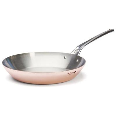 De Buyer Prima Matera 6224.32 – Padella multiuso in rame e acciaio inox, 32 cm