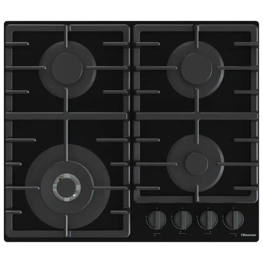 Hisense GG663BHF Piano cottura a gas 60 cm, 4 fuochi con Wok Hisense GG663BHF Piano cottura a gas 60 cm, 4 fuochi con Wok