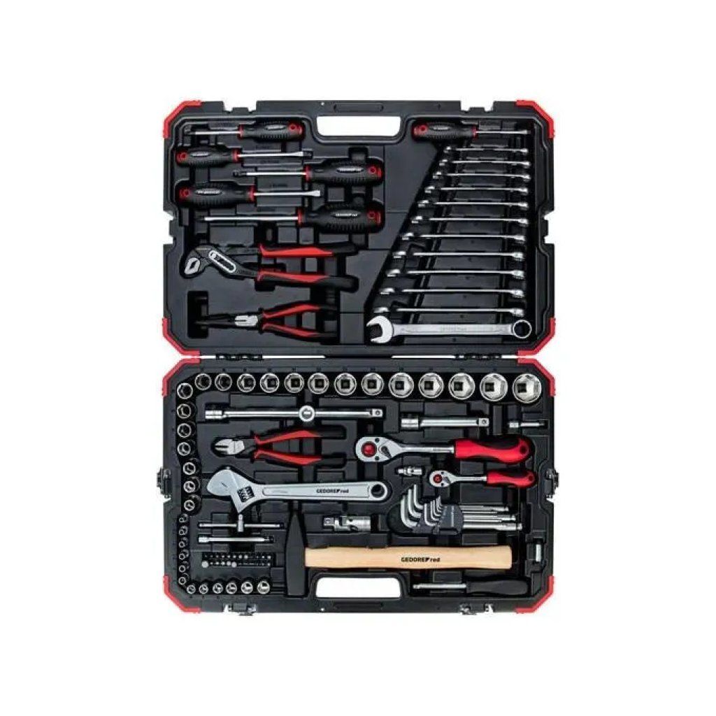 Gedore Red R46003100 Set di utensili da 100 pezzi con cricchetti reversibili