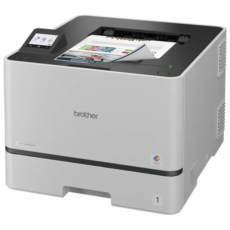 Brother HL-L8430CDW Stampante Laser a Colori, 31 ppm, Wi-Fi, LAN, NFC e Fronte/Retro