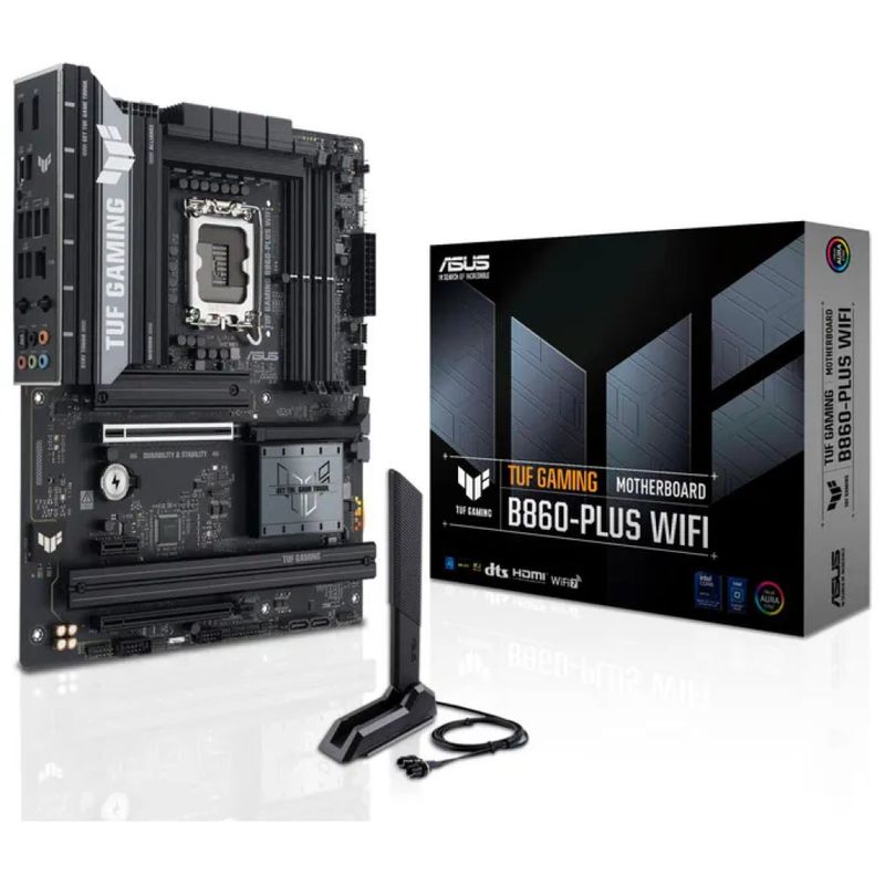 ASUS TUF Gaming B860-PLUS WIFI – Scheda Madre ATX DDR5 ASUS TUF Gaming B860-PLUS WIFI – Scheda Madre ATX DDR5