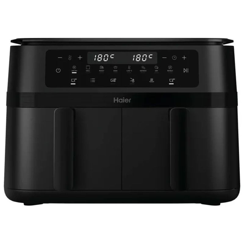 Haier Friggitrice ad Aria Calda 11.5 L Doppia 3000 W HAF3AD 011 Nero