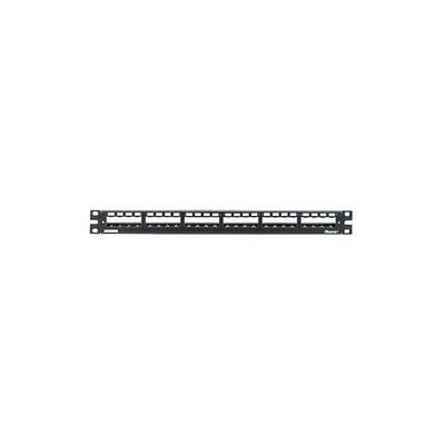 Panduit CP24WSBLY Pannello Patch Modulare in Metallo 24 Porte 1U con Barra Gestione Cavi colore Nero