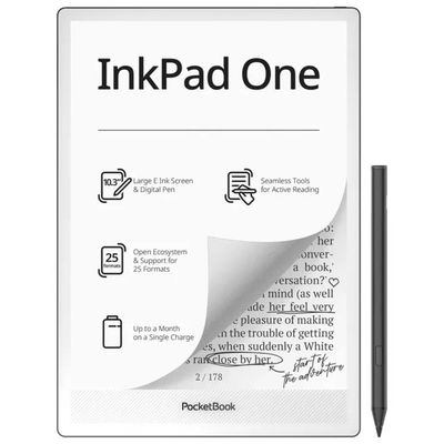 PocketBook InkPad One PB1030-8-WW E-reader 10,3″ con penna attiva PocketBook InkPad One PB1030-8-WW E-reader 10,3″ con penna attiva