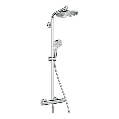 Hansgrohe Crometta S 27267000 – Colonna Doccia Termostatica Cromata con Soffione 240 mm Hansgrohe Crometta S 27267000 – Colonna Doccia Termostatica Cromata con Soffione 240 mm