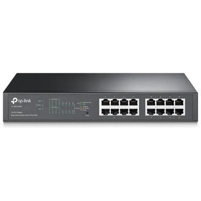 TP-Link TL-SG1016PE Switch Gigabit Easy Smart 16 porte con 8 PoE+
