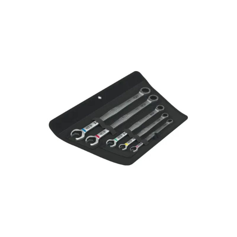 Wera 6007 Joker Set di 5 Chiavi a Cricchetto Aperte