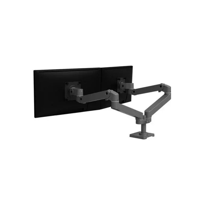 Ergotron LX Pro Supporto da Scrivania per Monitor, Grigio Scuro, 45-686-293