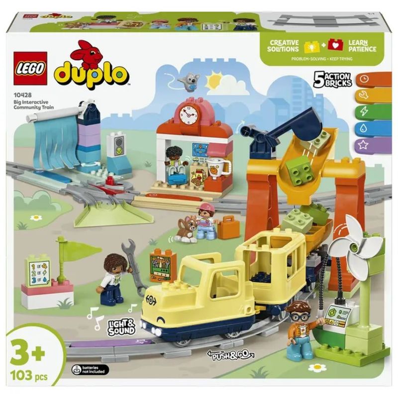 LEGO DUPLO 10428 Grande Treno Comunitario Interattivo