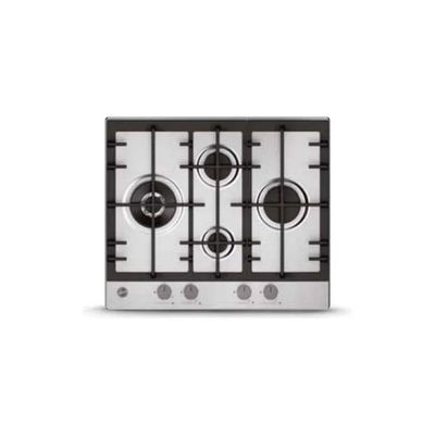 Hoover HHG6D5WC3X Piano Cottura a Gas 60 cm, 4 Bruciatori, Acciaio Inox