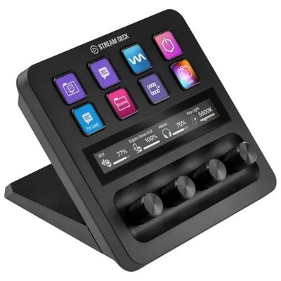 ELGATO Stream Deck con 8 tasti LCD, 4 manopole e striscia tattile