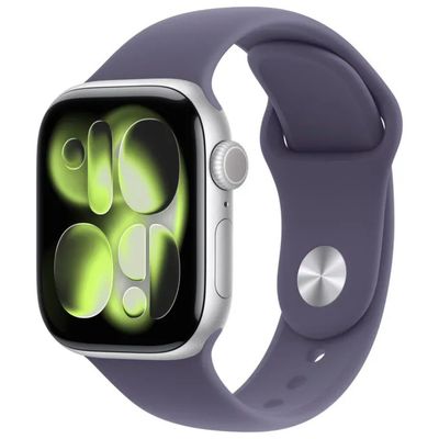 Apple Watch Series 11 GPS 42 mm Argento con Sport Band Viola Nebbia M/L Apple Watch Series 11 GPS 42 mm Argento con Sport Band Viola Nebbia M/L