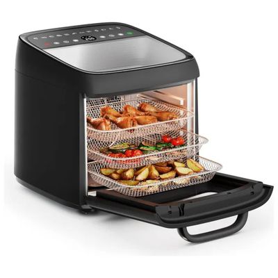 Princess 182494 Friggitrice ad Aria Forno Digitale 12,6 L 1800 W Nera
