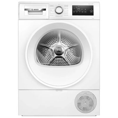 Bosch WTH85V94 Asciugatrice a Pompa di Calore 8 kg, AutoDry, EasyClean, Bianca