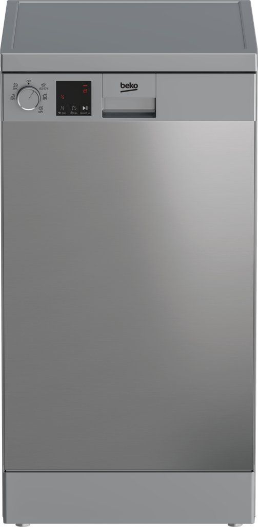 Beko DVS05024X Lavastoviglie Slim a Libera Installazione, 10 Coperti, 45 cm, Inox Beko DVS05024X Lavastoviglie Slim a Libera Installazione, 10 Coperti, 45 cm, Inox