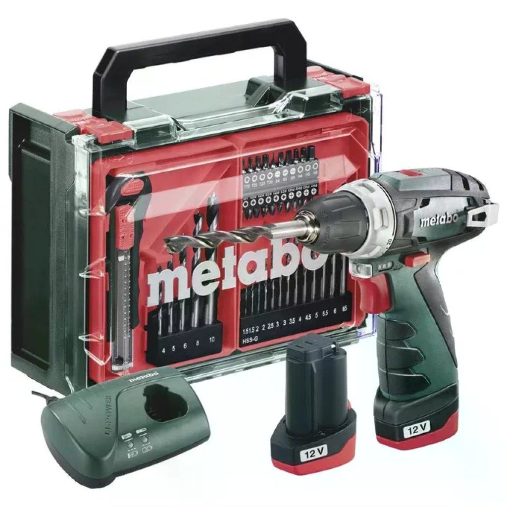 Metabo PowerMaxx BS Basic Kit – Trapano avvitatore a batteria 12 V Metabo PowerMaxx BS Basic Kit – Trapano avvitatore a batteria 12 V
