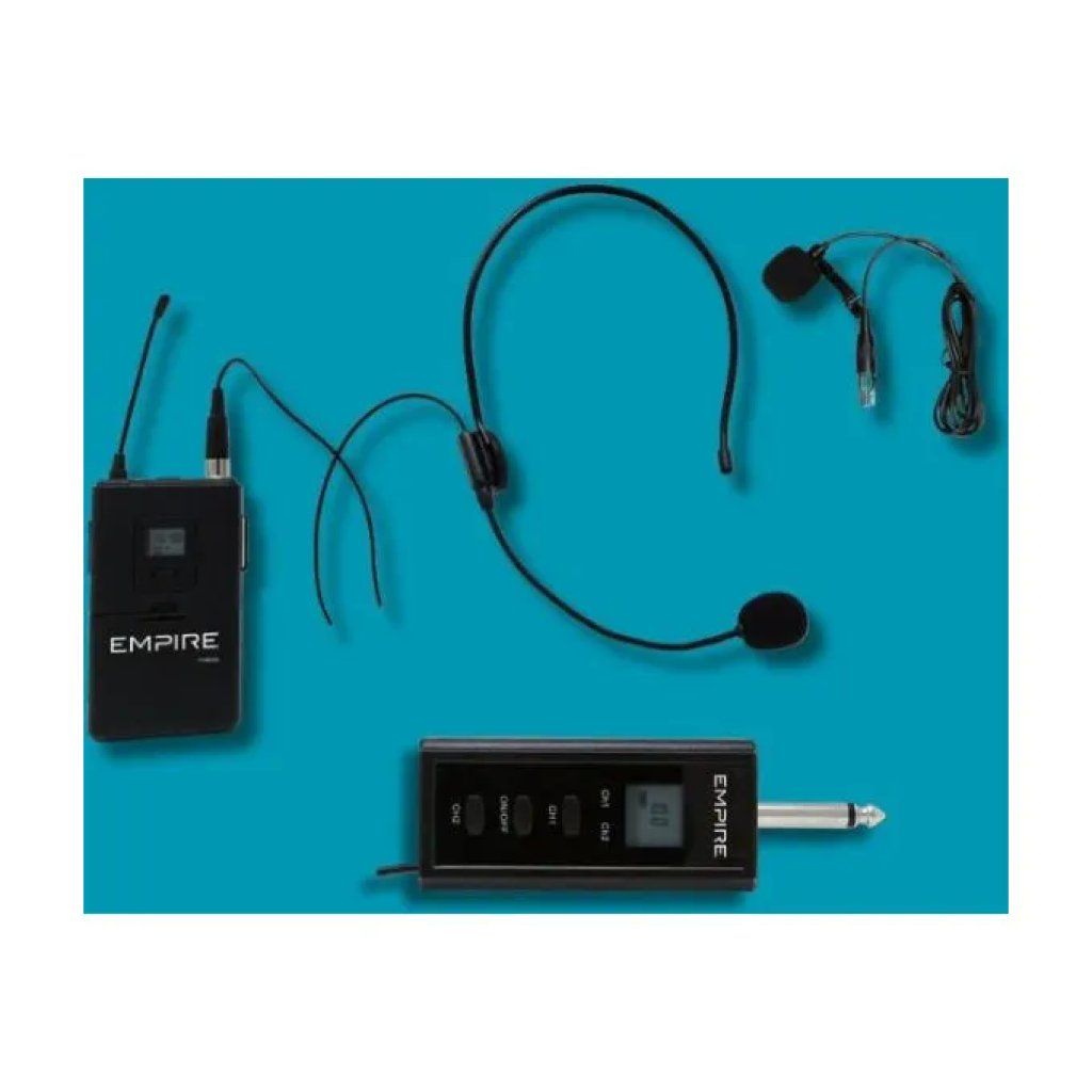 Empire Media TY.JN150 Sistema Microfonico Wireless UHF Neck e Lavalier