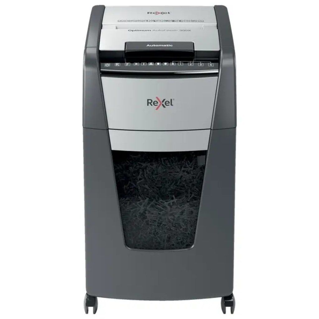 Rexel Optimum AutoFeed+ 300X Distruggidocumenti P-4, 300 fogli, 60 L Rexel Optimum AutoFeed+ 300X Distruggidocumenti P-4, 300 fogli, 60 L