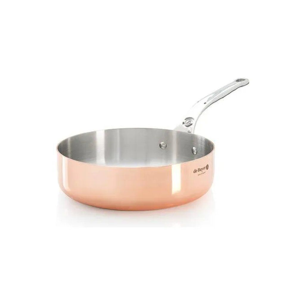 De Buyer Prima Matera Rondel 3 L, 24 cm, rame e acciaio inox, induzione