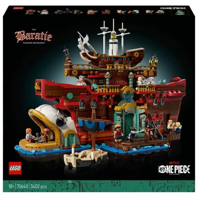 LEGO One Piece 75640 Baratie – Ristorante Galleggiante, 3.402 Pezzi