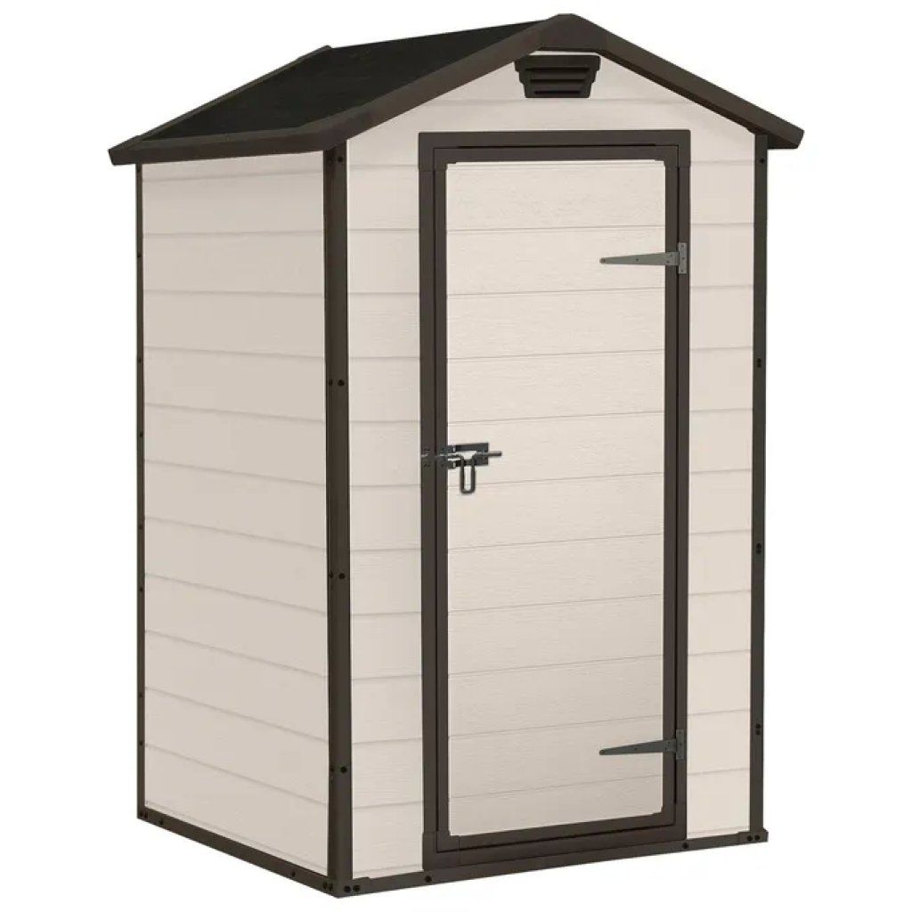 Keter Manor 4x3 – Casetta da Giardino in Resina Beige Keter Manor 4x3 – Casetta da Giardino in Resina Beige